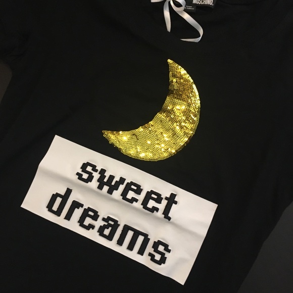 NWT love Moschino black T-shirt size US 4 - Picture 3 of 8